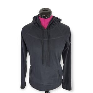 Columbia Sportswear Pullover Sweatshirt Women's Small Black Hooded‎ Fleece